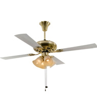 Usha Fontana Lotus Gold Ivory 49" Ceiling Fans