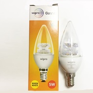 Wipro Garnet 5W E-14 Candle Lamp (Frosted)