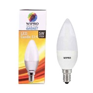 Wipro Garnet 5W E-14 LED Clear Candle Lamp