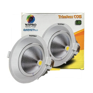 Wipro Garnet Plus 12W LED Trimless LED Spotlights