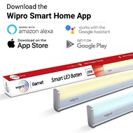 Wipro Garnet 20W Next Smart Color Changing LED Batten