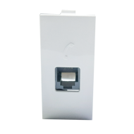 Legrand Britzy 673441 1M Rj11 White Telephone Socket
