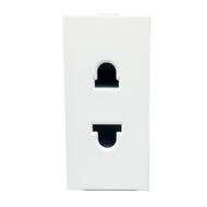 Legrand Britzy 673453 2 Pin 1M White Socket