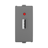 GM AA1167 Electric Grey USB Charger with Indicator