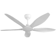 LUFT Slate 52" Matte White Luxury Ceiling Fan